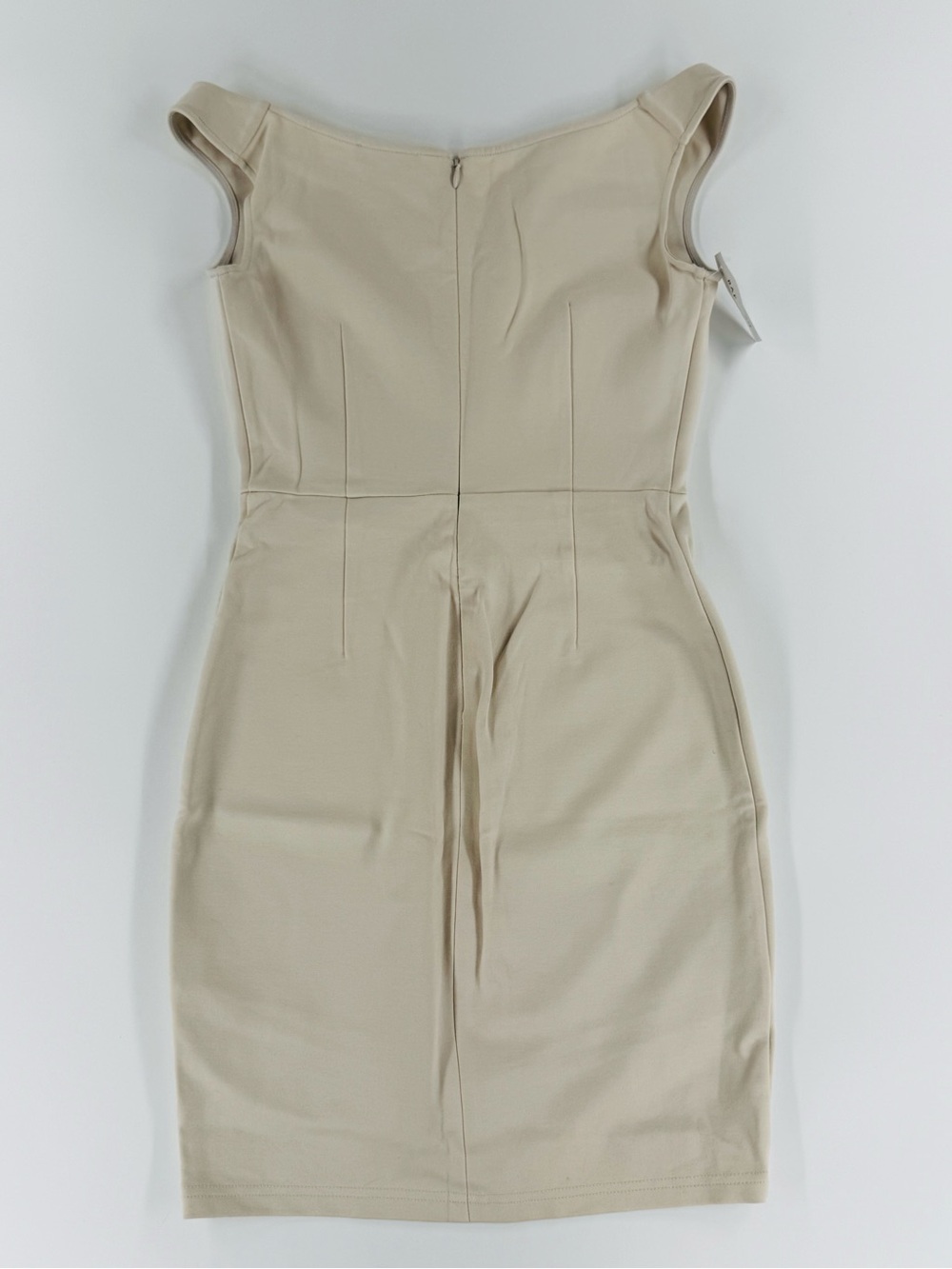 Babaton Sz 2 Dress Sleeveless ONYX Mini Off Shoulder Bodycon Classic Minimalist - Picture 6 of 13